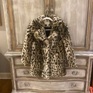 Anthropologie Cheetah fur coat. XS Petite. Perfect condition